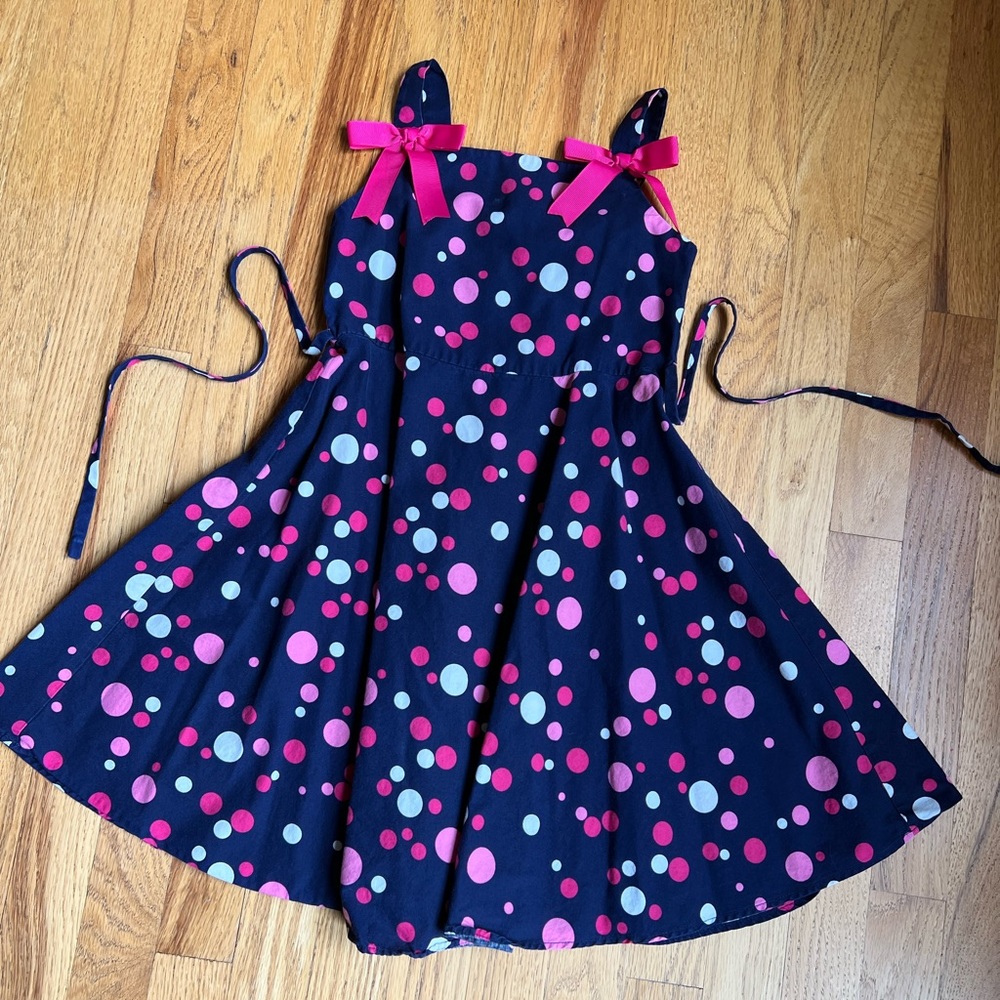 Girls Size 6 Polka Dot Dress